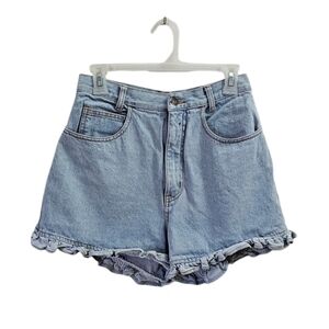 Vintage Dakota Blue Denim Shorts Light Wash High Rise Size 11/12